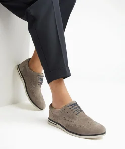 Dune London BARRY - GREY-Men Casual Shoes | Brogues