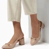 Dune London CASSIE - NUDE-Women Heels | Wide Fit Shoes