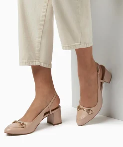 Dune London CASSIE - NUDE-Women Heels | Wide Fit Shoes