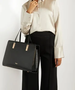 Dune London DENBEIGH - BLACK- Handbags