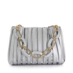 Dune London DINIDOMINIE - SILVER- Handbags
