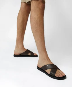 Dune London FRANKS - BROWN-Men Smart Sandals