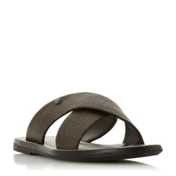 Dune London FRANKS - BROWN-Men Smart Sandals
