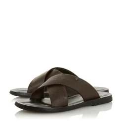 Dune London FRANKS - BROWN-Men Smart Sandals