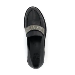Dune London GLITTERING - BLACK-Women Flat Shoes | Loafers