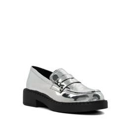 Dune London GRADUAL - SILVER-Women Flat Shoes | Loafers