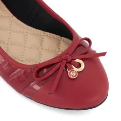 Dune London HALLO - RED-Women Flat Shoes | Ballet Pumps
