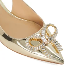 Dune London HAPPIEST - GOLD-Women Flat Shoes | Ballet Pumps