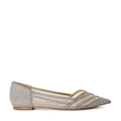 Dune London HARLENES - PEWTER-Women Flat Shoes | Ballet Pumps