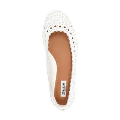 Dune London HARLOWS - WHITE-Women Flat Shoes | Ballet Pumps