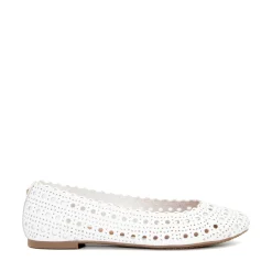 Dune London HARLOWS - WHITE-Women Flat Shoes | Ballet Pumps