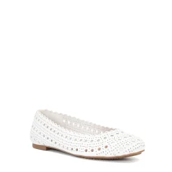 Dune London HARLOWS - WHITE-Women Flat Shoes | Ballet Pumps