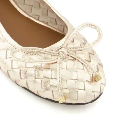 Dune London HARTLYNS - GOLD-Women Flat Shoes | Ballet Pumps