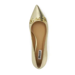 Dune London HAYDENNE - GOLD-Women Flat Shoes | Ballet Pumps