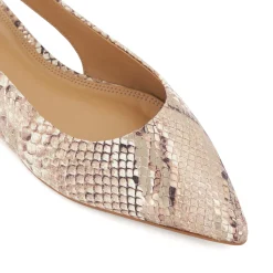 Dune London HEIGHTEN - REPTILE-Women Flat Shoes | Ballet Pumps
