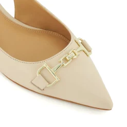 Dune London HOPEFUL - ECRU-Women Flat Shoes | Ballet Pumps