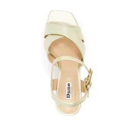Dune London JEALOUS - GOLD-Women Heeled Sandals | Block Heeled Sandals