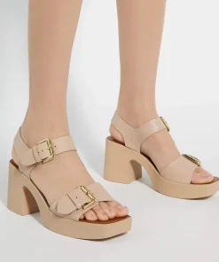Dune London JENIES - BLUSH-Women Heeled Sandals | Block Heeled Sandals
