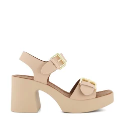 Dune London JENIES - BLUSH-Women Heeled Sandals | Block Heeled Sandals