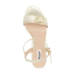 Dune London JESSIE - GOLD-Women Heeled Sandals | Block Heeled Sandals