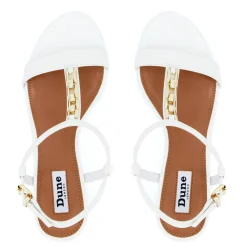Dune London JUST - WHITE-Women Heeled Sandals | Block Heeled Sandals