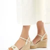 Dune London KAI - ECRU-Women Heeled Sandals | Wedge Sandals