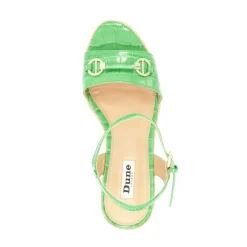 Dune London KAI - GREEN-Women Heeled Sandals | Wedge Sandals