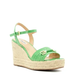 Dune London KAI - GREEN-Women Heeled Sandals | Wedge Sandals