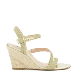 Dune London KAIA - GOLD-Women Heeled Sandals | Wedge Sandals
