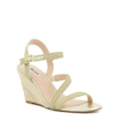 Dune London KAIA - GOLD-Women Heeled Sandals | Wedge Sandals