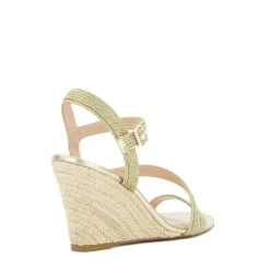Dune London KAIA - GOLD-Women Heeled Sandals | Wedge Sandals