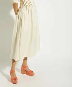Dune London KELISA - ORANGE-Women Heeled Sandals | Wedge Sandals