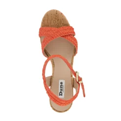 Dune London KELISA - ORANGE-Women Heeled Sandals | Wedge Sandals