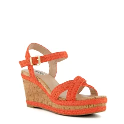 Dune London KELISA - ORANGE-Women Heeled Sandals | Wedge Sandals