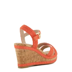 Dune London KELISA - ORANGE-Women Heeled Sandals | Wedge Sandals