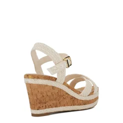 Dune London KELISA - WHITE-Women Heeled Sandals | Wedge Sandals