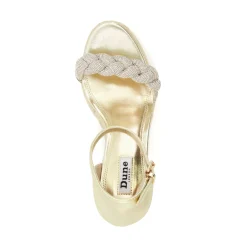 Dune London KINGDOM - GOLD-Women Heeled Sandals | Wedge Sandals