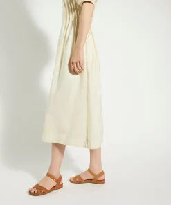 Dune London LANDIE - CAMEL-Women Flat Sandals | Wide Fit Sandals