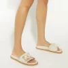 Dune London LEILEH - ECRU-Women Flat Sandals