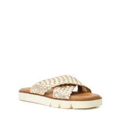 Dune London LEXEY - GOLD-Women Flat Sandals