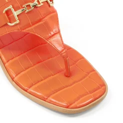 Dune London LEXLEY - ORANGE-Women Flat Sandals