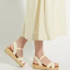 Dune London LINNIE - ECRU-Women Heeled Sandals | Wide Fit Sandals
