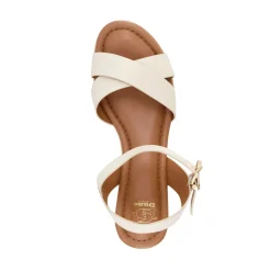 Dune London LINNIE - ECRU-Women Heeled Sandals | Wedge Sandals