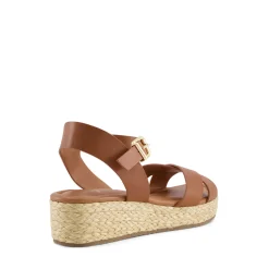 Dune London LINNIE - TAN-Women Heeled Sandals | Wedge Sandals