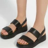 Dune London LOCATION - BLACK-Women Flat Sandals