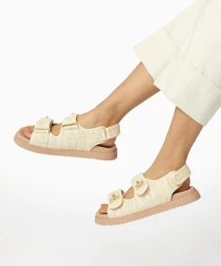 Dune London LOCKSTOCKK - NATURAL-Women Flat Sandals