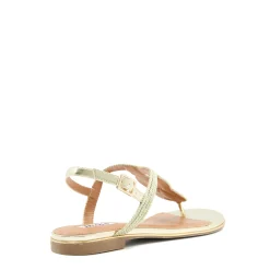 Dune London LOGICS - GOLD-Women Flat Sandals