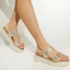 Dune London LORRIS - GOLD-Women Flat Sandals