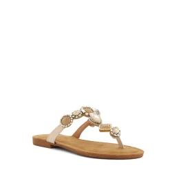 Dune London LOUISE - ECRU-Women Flat Sandals
