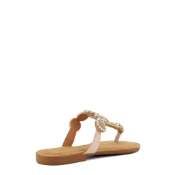 Dune London LOUISE - ECRU-Women Flat Sandals